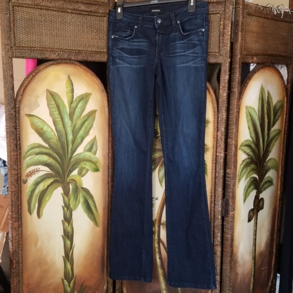 Bebe 27/33.5 Tall Bootcut Jeans - Picture 2 of 8